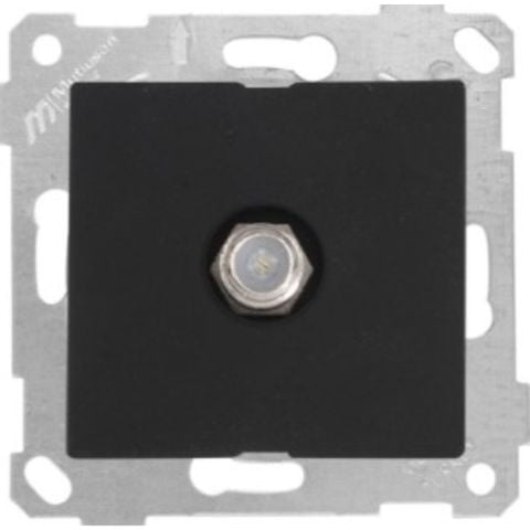 MUTLUSAN RİTA MEK TUŞ TV PRİZİ F DİŞİ SİYAH