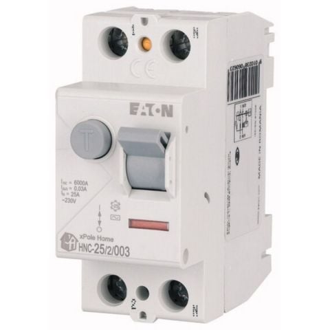 EATON 194690 ARTIK AKIM DEVRE KESİCİLER (AC TİPİ) 2X25A, 6KA, 30MA