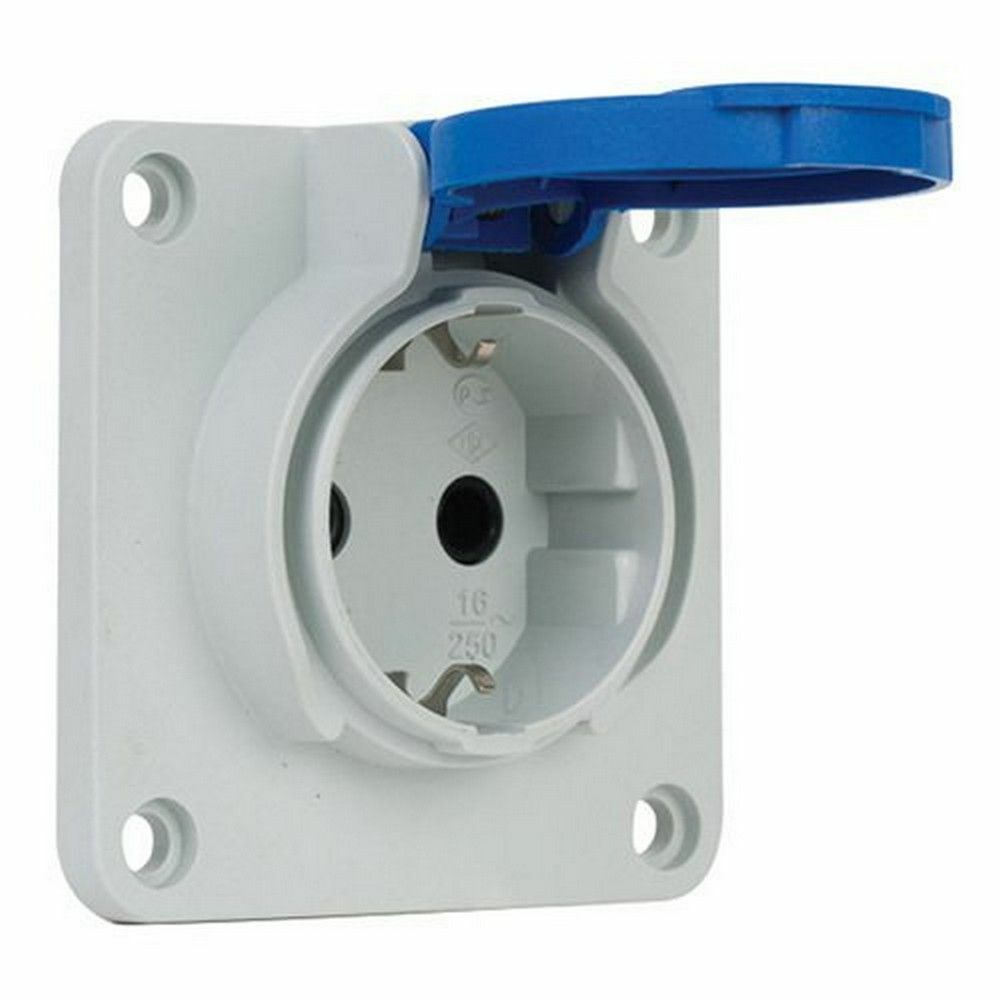 METE ENERJİ 1X16A.MAKİNE PRİZİ ARKA GİRİŞ CON.KPK.YAYLI GRİ 40404605