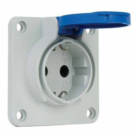 METE ENERJİ 1X16A.MAKİNE PRİZİ ARKA GİRİŞ CON.KPK.YAYLI GRİ 40404605