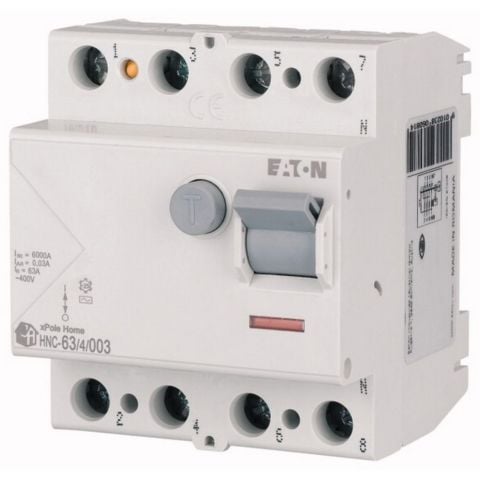 EATON 194695 ARTIK AKIM DEVRE KESİCİLER (AC TİPİ) 4X63A, 6KA, 30MA