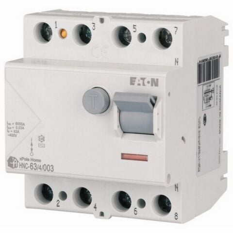 EATON 194695 ARTIK AKIM DEVRE KESİCİLER (AC TİPİ) 4X63A, 6KA, 30MA