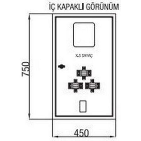 ÇETİNKAYA TRF SYÇ PANOSU X5 ELK SYÇ SIVA ÜSTÜ