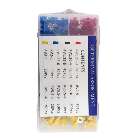 HAWCON İZOLELİ  KABLO UCU YUVARLAK TİP  PAPUÇ SETİ  460 ADET