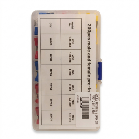 HAWCON İZOLELİ FASTAN DİŞİ ERKEK 200 PARÇA 3 BOY 3 RENK