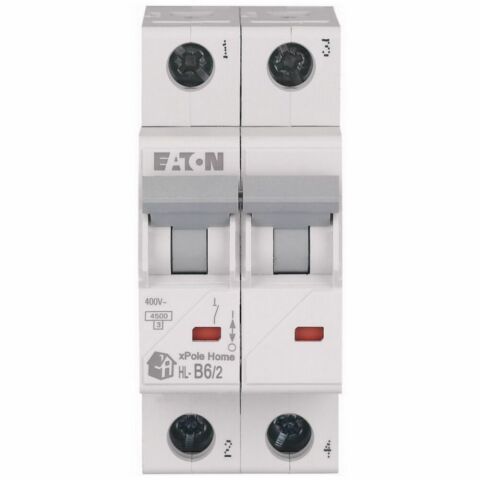 EATON HL-B6/2 MİNYATÜR DEVRE KESİCİ - 4,5KA - B EĞRİSİ - 2X6A