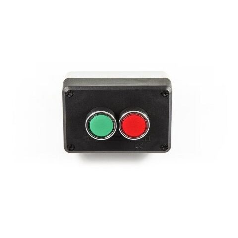 EMAS P2AB GRİ-SİYAH PL.KUTU İKİLİ START/STOP KIRMIZI-YEŞİL