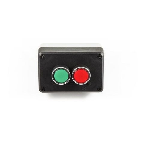 EMAS P2AB GRİ-SİYAH PL.KUTU İKİLİ START/STOP KIRMIZI-YEŞİL