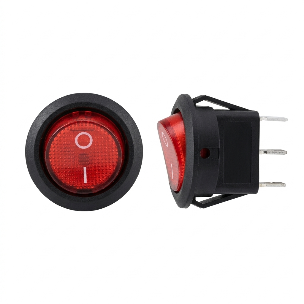 KONSAN YUVARLAK IŞIKLI ANAHTAR 3P