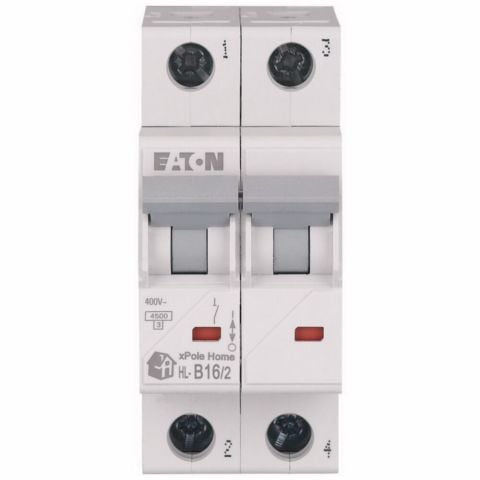 EATON HL-B16/2 MİNYATÜR DEVRE KESİCİ - 4,5KA - B EĞRİSİ - 2X16A