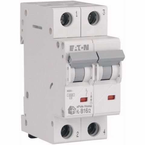 EATON HL-B16/2 MİNYATÜR DEVRE KESİCİ - 4,5KA - B EĞRİSİ - 2X16A