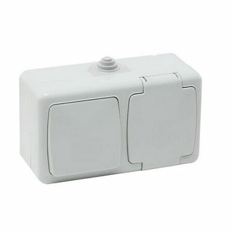 METE ENERJİ NEMLİYER YATAY 2'Lİ ANAHTAR+KAP.TOP. PRİZ 40502505