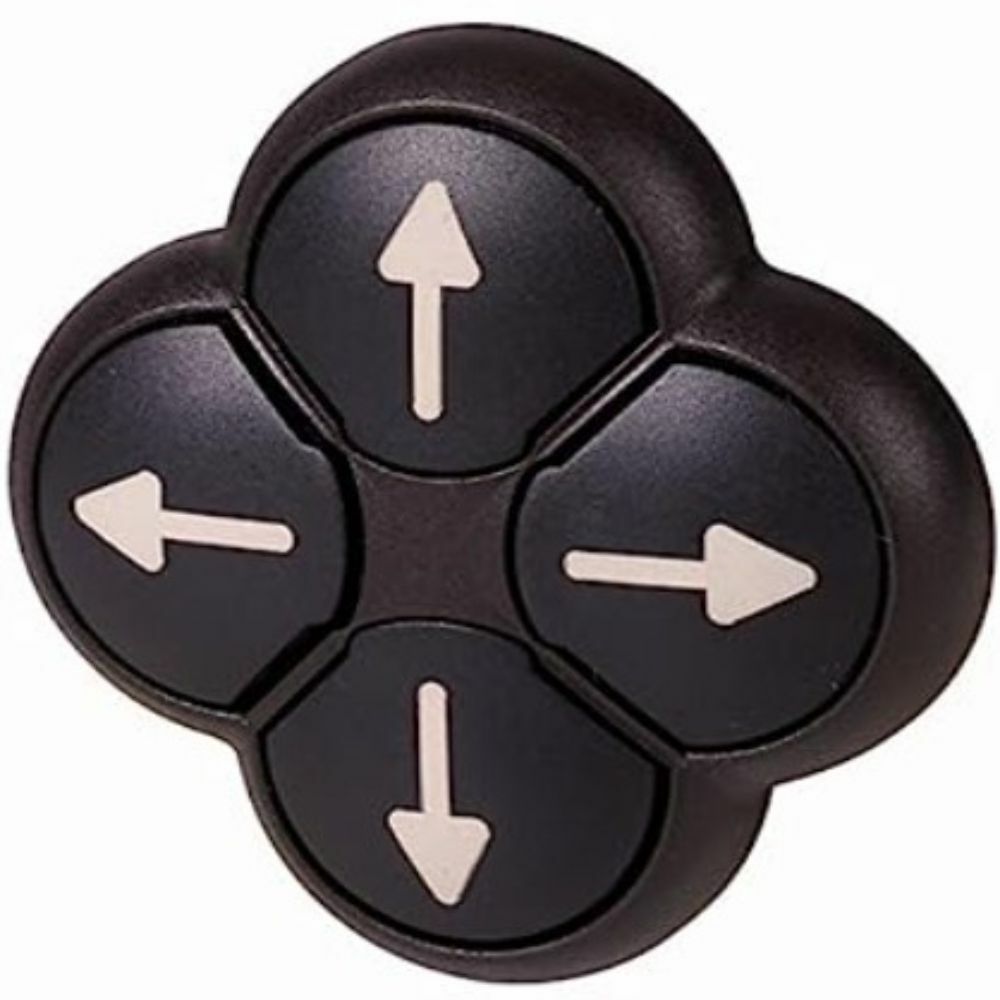 EATON M22S-D4-S-X7 PUSH-BUTTON,4-WAY,SPRİNG-RETURN,BLACK