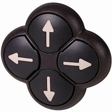EATON M22S-D4-S-X7 PUSH-BUTTON,4-WAY,SPRİNG-RETURN,BLACK