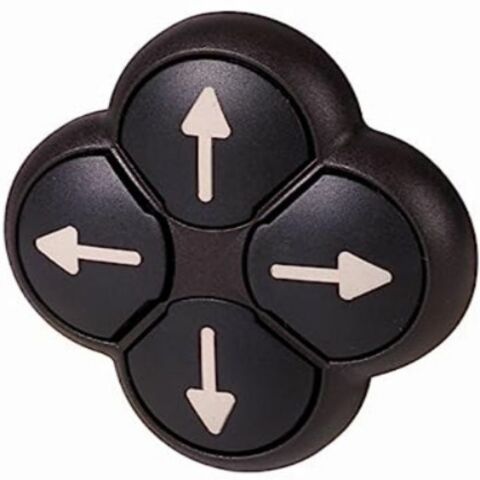 EATON M22S-D4-S-X7 PUSH-BUTTON,4-WAY,SPRİNG-RETURN,BLACK