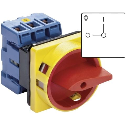K.NAIMER KG41B T203/01 E 3 KUTUPLU PANO KAPAĞINA MONTAJ ''E'' EMNİYET ŞALTERLERİ