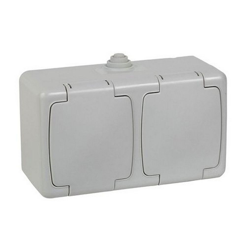 METE ENERJİ NEMLİYER YATAY KAP.TOP.PRİZ+KAP.TOP.PRİZ IP44 40504005