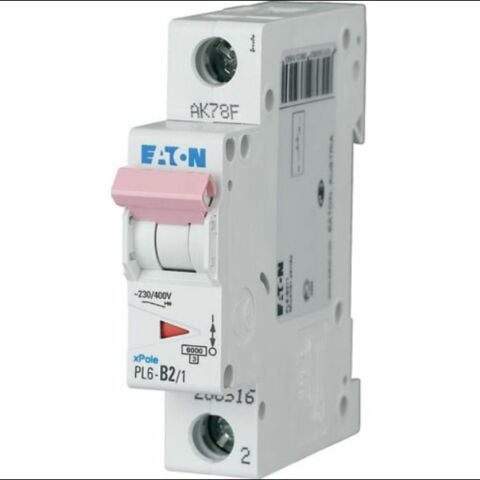 EATON PL6-B4/1 OTOMATİK SİGORTA - 6KA - B EĞRİSİ - Y7-286517