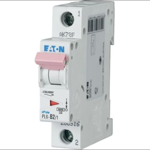 EATON PL6-B4/1 OTOMATİK SİGORTA - 6KA - B EĞRİSİ - Y7-286517