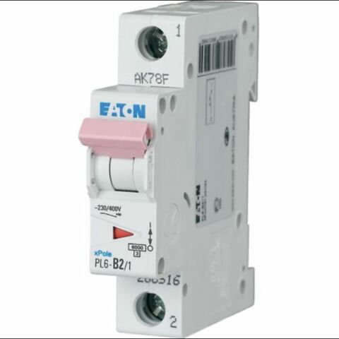 EATON PL6-B4/1 OTOMATİK SİGORTA - 6KA - B EĞRİSİ - Y7-286517