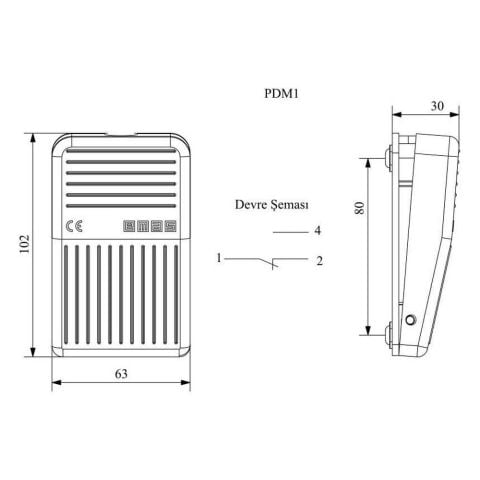 EMAS PDM1 MİNİ PEDAL