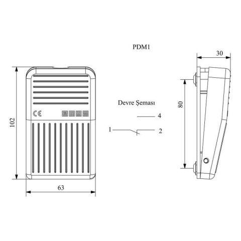 EMAS PDM1 MİNİ PEDAL