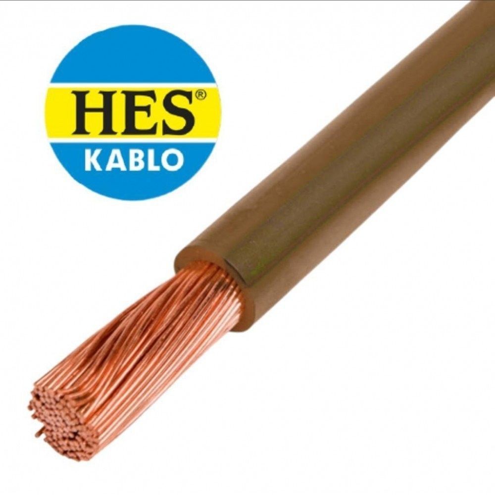 HES 1X1,50 NYAF Kablo (Kahverengi) ( 100 Metre )