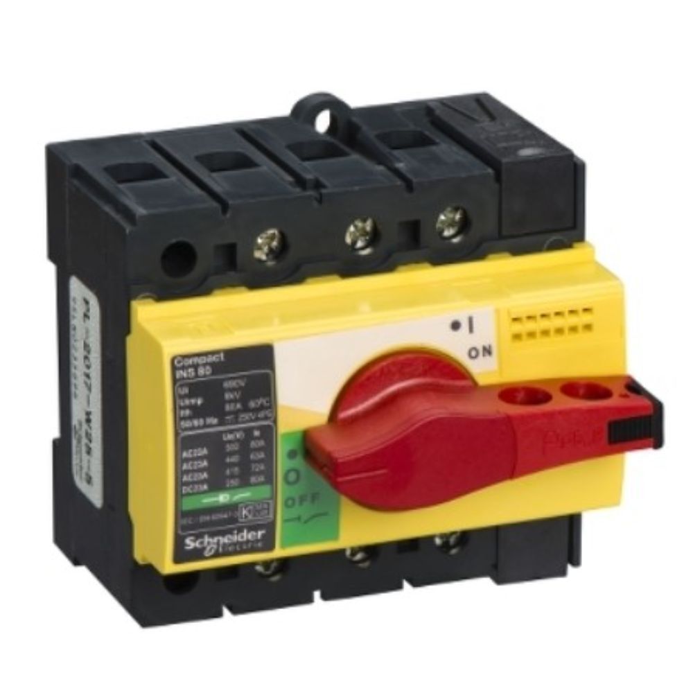 SCHNEIDER YÜK AYIRICI COMPACT INS80 - 3 KUTUPLU - 80 A 28920