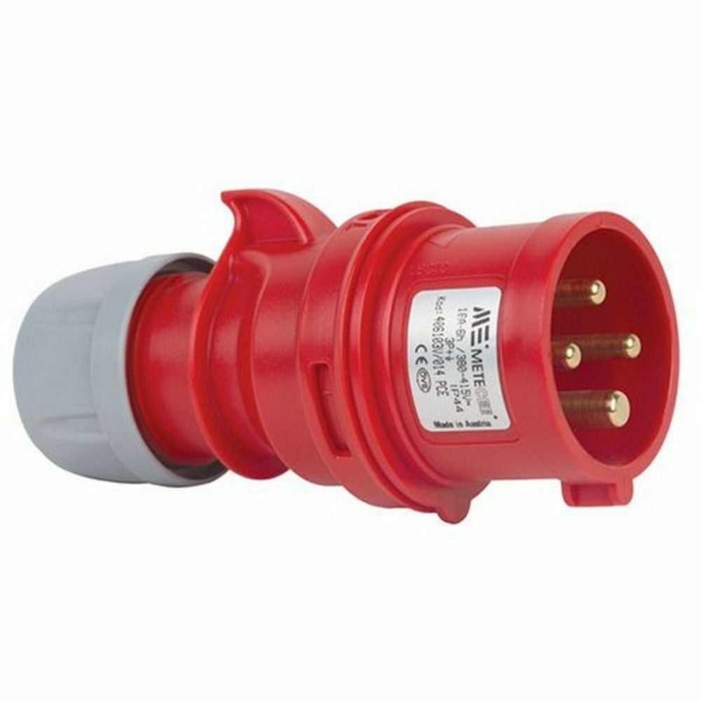 METE ENERJİ 4X16A. IP44 DÜZ FİŞ-(VİDALI BAĞL.) 406103V