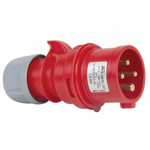 METE ENERJİ 4X16A. IP44 DÜZ FİŞ-(VİDALI BAĞL.) 406103V