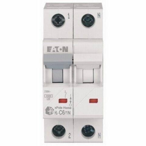 EATON 194748 MİNYATÜR DEVRE KESİCİ - 4,5KA - C EĞRİSİ - 1X6A+N
