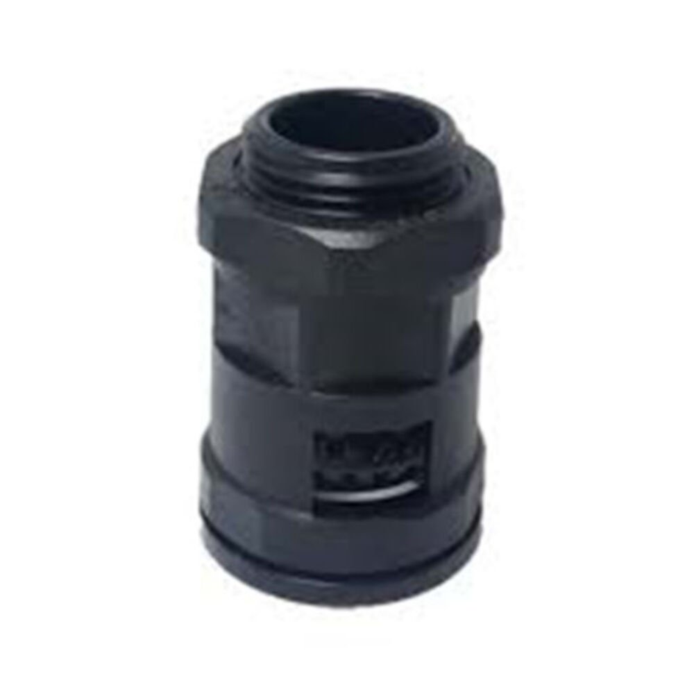 ORTAÇ DİŞ GEÇMELİ SPİRAL BORU RAKORU (POLYAMİD,SİYAH) PG11 OR0227