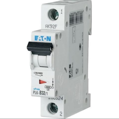 EATON PL6-B32/1 OTOMATİK SİGORTA - 6KA - B EĞRİSİ - Y7-286524