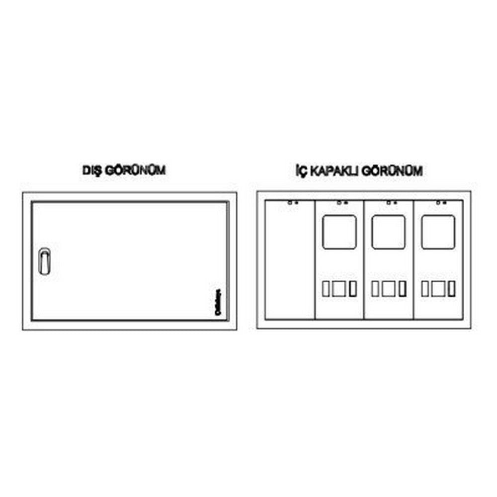 ÇETİNKAYA 2 MNF SIVA ALTI EV TIPI SAYAÇ PANOS
