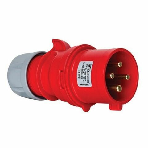 METE ENERJİ 4X32A. IP44 DÜZ FİŞ-( VİDALI BAĞL.) 406109V