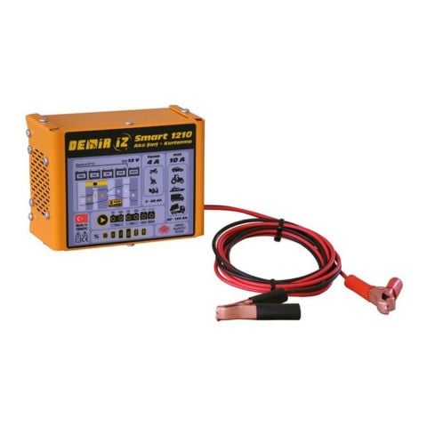 DEMİRİZ 12V-10A AKILLI AKÜ ŞARJ+KURTARMA CİHAZ SMART-1210