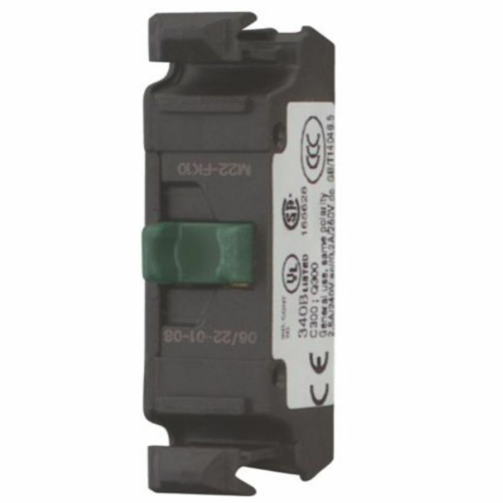 EATON M22-FK10 BUTON AKSESUARI: DÜZ TASARIM YARDIMCI KONTAK 1NA