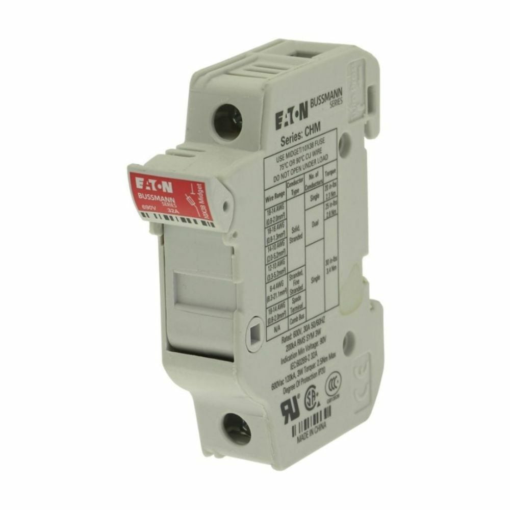 EATON CHM1DU SİLİNDİRİK SİGORTA YUVASI (BOY 10X38, 32A) - 1 KUTUP