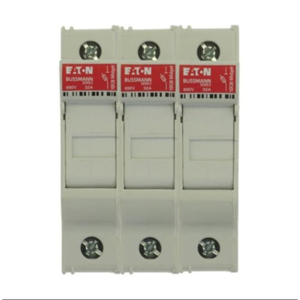 EATON CHM3DU SİLİNDİRİK SİGORTA YUVASI (BOY 10X38, 32A) - 3 KUTUP