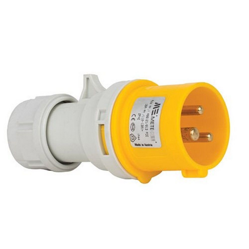 METE ENERJİ 3X16A. IP44 DÜZ FİŞ 110V.4H  VİDALI BAĞLI 406121V