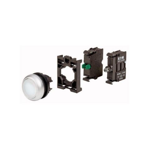 EATON 216922-AS1 BUTON, YAYLI, 230V LED'Lİ, BEYAZ 1NA
