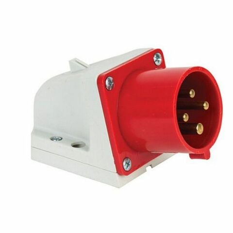 METE ENERJİ 4X32A. IP44 DUVAR FİŞİ -EĞİK GÖVDELİ-(VİDALI BAĞ.) 406311V