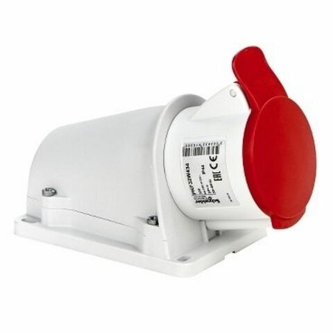 SCHNEIDER PKF32W434 PRATİKA 380-415V AC 4X32A 3P+E TRİFAZE IP44 VİDA BAĞLANTILI EĞİK DUVAR PRİZİ