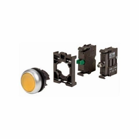 EATON 216929-AS0 BUTON, YAYLI, 24V LED'Lİ, SARI 1NA