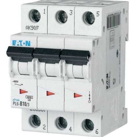 EATON PL6-B10/3 OTOMATİK SİGORTA - 6KA - B EĞRİSİ - Y7-286587