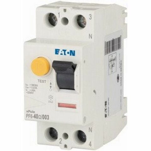 EATON 286496 ARTIK AKIM DEVRE KESİCİLER (AC TİPİ) 2X40A, 6KA, 30MA