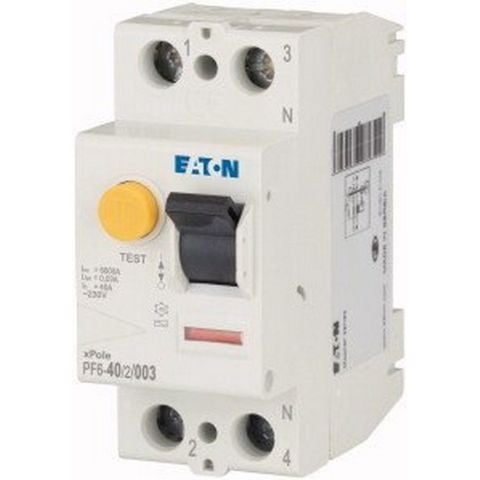 EATON 286496 ARTIK AKIM DEVRE KESİCİLER (AC TİPİ) 2X40A, 6KA, 30MA
