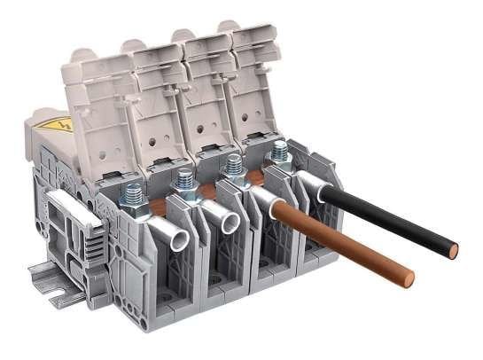 ONKA MRK 50 MM² PAPUÇ BAĞLANTILI RAY KLEMENS (KAPAKLI) YEŞİL ONKA-2349