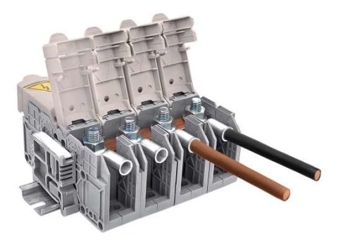 ONKA MRK 50 MM² PAPUÇ BAĞLANTILI RAY KLEMENS (KAPAKLI) YEŞİL ONKA-2349