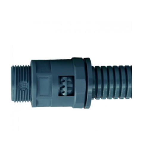 ORTAÇ PG-7 GEÇMELİ DİRSEK RAKOR GRİ ( 6,5X10 ) ODDG10-PG7